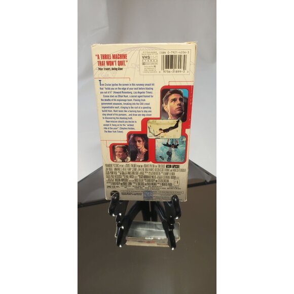 Mission: Impossible Tom Cruise VHS Tape Movie - Picture 2 of 2